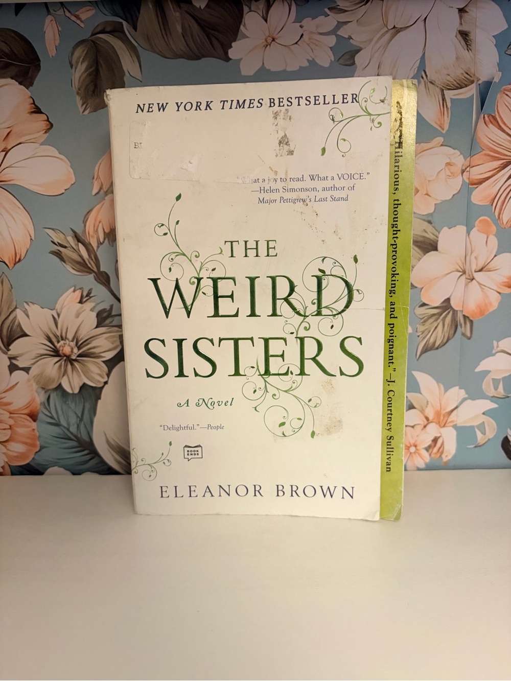 The Weird Sisters Eleanor Brown Paperback Novel NYT Bestseller